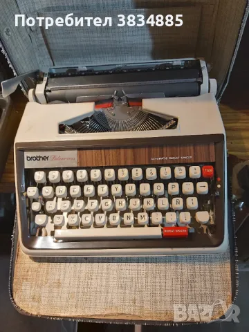 Японска пишеща машина Brother - латиница (castellano), снимка 5 - Други ценни предмети - 49927602
