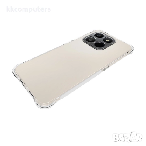 WANLONFENG Защитен TPU калъф за Honor X7d / 400 Smart- Вкл. 2 бр. Стъклени протектори, прозрачен, снимка 3 - Резервни части за телефони - 52466683