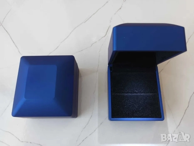 Златен пръстен, годежен пръстен, кутийка за пръстен, кутия, снимка 7 - Пръстени - 48509032