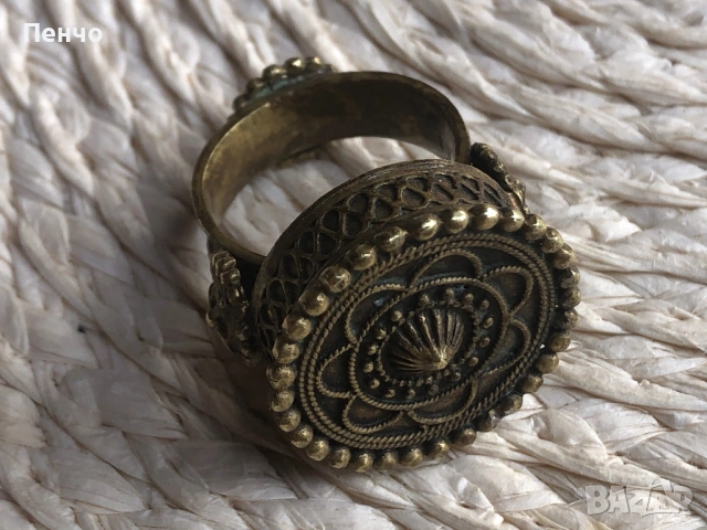 стар голям възрожденски пръстен, снимка 7 - Антикварни и старинни предмети - 49665241