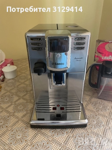 Кафеавтомат Saeco Incanto Deluxe с кана за мляко, снимка 3 - Кафемашини - 51787097