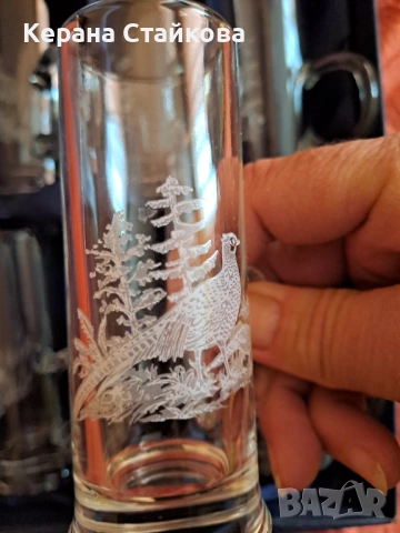 Комплект 6 чаши,за алкохол, снимка 4 - Сервизи - 54013747