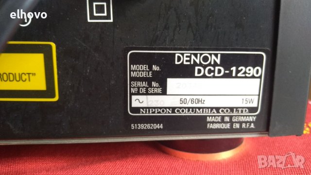 CD player Denon DCD-1290, снимка 4 - Ресийвъри, усилватели, смесителни пултове - 38835179