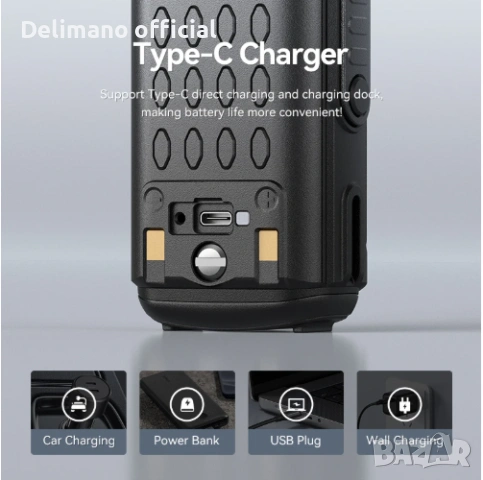 Нова трибандова BAOFENG UV 20 Ultra 30w 14000mah 136-174; 220-260,400-520 usb зареждане PMR лов От в, снимка 10 - Друга електроника - 54269035