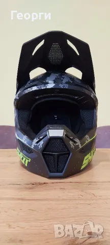 Каска за мотокрос Shot Furious Army Green Matt M + очила, снимка 6 - Аксесоари и консумативи - 50380140