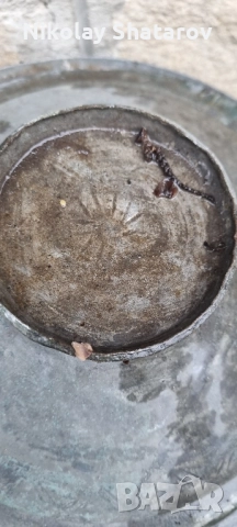 Стара медна тенджера, снимка 3 - Антикварни и старинни предмети - 51862726
