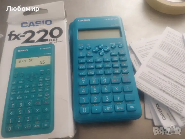 Научен калкулатор CASIO FX-220 PLUS - 181 функции, 2-редов дисп, снимка 3 - Друга електроника - 47912468