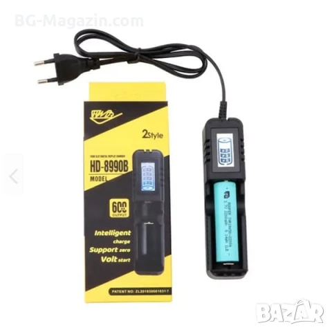 Умно и бързо зарядно устройство за литиеви батерии 18650 16340 14500 26650 бързо зареждане на ток, снимка 5 - Друга електроника - 51041411