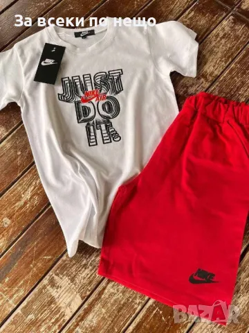 Nike Just Do It Дамски Комплект Тениска И Къси Панталони Найк Джъст Ду Ит Код B326, снимка 2 - Детски комплекти - 50430735