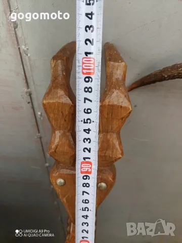 тояга, бастун, уникат, ръчна изработка,стар, старо, арт, естествен рог,made in GERMANY, HAND MADE, снимка 16 - Антикварни и старинни предмети - 47473674