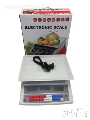 Прецизна платформена електронна везна - Кантар до 40 кг ПВЦ, снимка 4 - Везни - 49633511