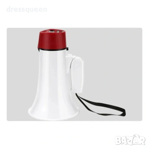 4917 Мощен преносим акумулаторен мегафон 20W с бързо Type-C зареждане, снимка 3 - Футбол - 53906256