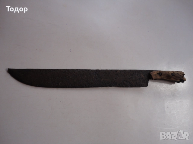 Голям старинен овчарски нож каракулак 2, снимка 2 - Ножове - 52824923