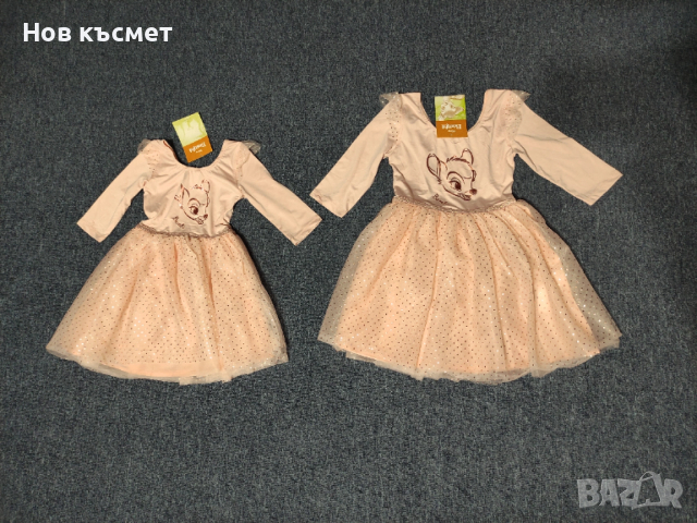 Нови детски дрехи H&M за момиче, размер 98/104, 104, 116, 134 рокля Bambie , снимка 10 - Детски Блузи и туники - 54010818