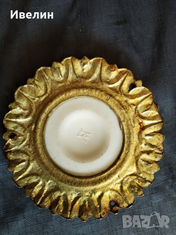 стара барокова апликация , снимка 2 - Антикварни и старинни предмети - 29595192