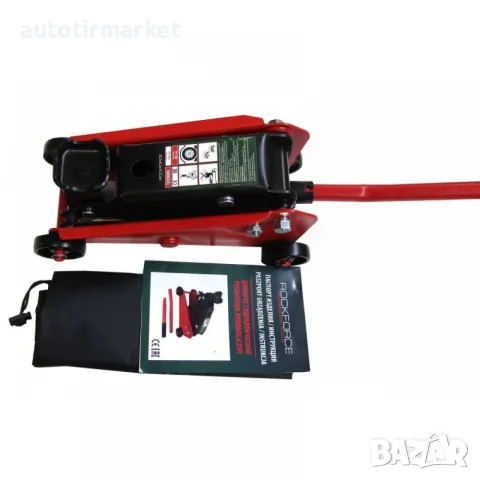 Хидравличен автомобилен крик 2.5 тона 140 – 395 мм – Rockforce RF358