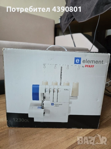 PFAFF Element 1230OL шевна машина оверлог, снимка 5 - Шевни машини - 54181666