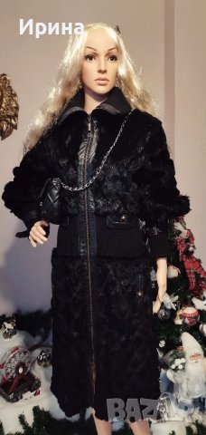  Промо 1150 лв! Just Cavalli - уникално палто от естествена кожа и косъм, снимка 9 - Палта, манта - 37839460