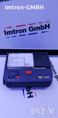 Мобилен принтер Urovo K416 - без батерия, снимка 1 - Принтери, копири, скенери - 37092323