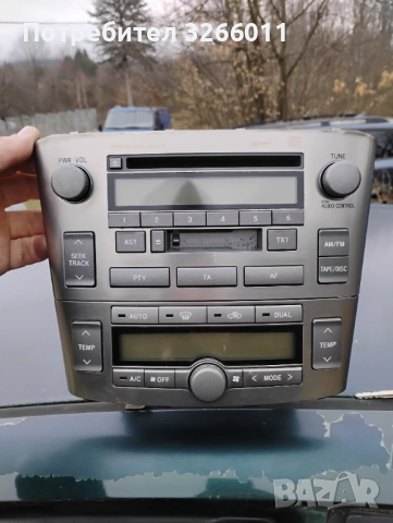 Радио, управление тойота Авенсис т25 