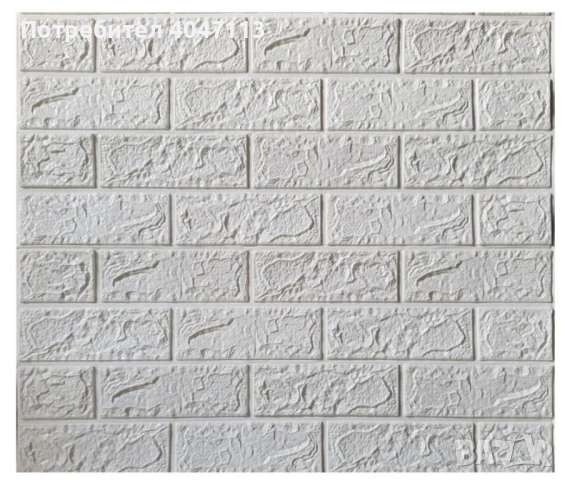 Декоративен 3D тухлен тапет за стени от PE пяна 77х70 см., снимка 5 - Декорация за дома - 51615294