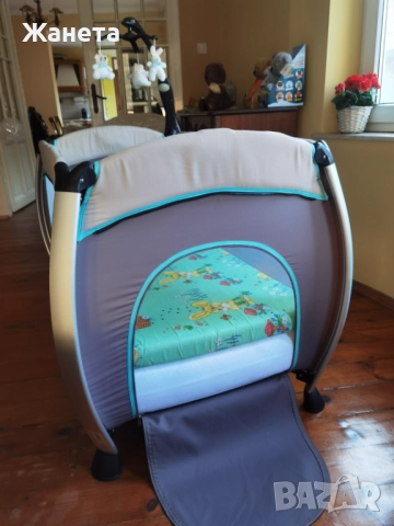 Сгъваема кошара, с матрак и мек дюшек., снимка 5 - Кошарки - 51945235