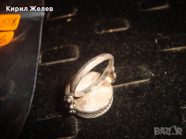 19 ВЕК ФИЛИГРАНЕН СРЕБЪРЕН ПРЪСТЕН МАЙСТОРСКА РЪЧНА ИЗРАБОТКА УНИКАТ ВИСОКА ПРОБА СРЕБРО 98588, снимка 14 - Антикварни и старинни предмети - 33737027