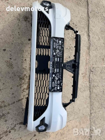 620223104R оригинална предна броня с халогени и решетки от Dacia Sandero 3, двигател H4DF480, 1.0 TC