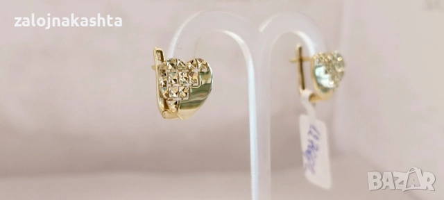 Нови Златни обеци-2,93гр/14кр, снимка 2 - Обеци - 52987253
