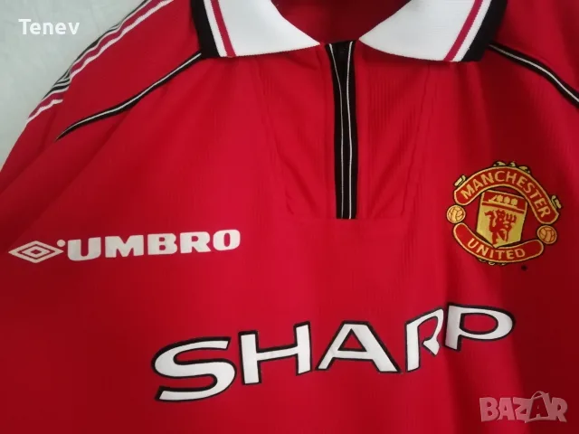 Manchester United Beckham 1998-1999-2000 Umbro оригинална тениска фланелка Бекъм Манчестър Юнайтед , снимка 4 - Тениски - 52897035