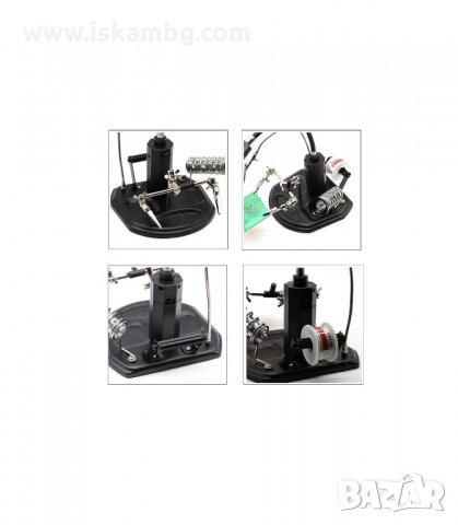 ТРЕТА РЪКА СЪС СТОЙКА ЗА ПОЯЛНИК, ЩИПКИ И ЛУПА 65ММ - код  802, снимка 10 - Поялници и запояване - 33947115