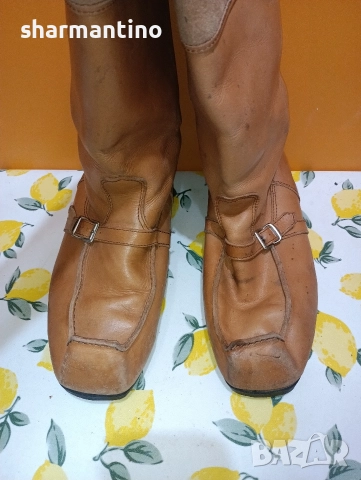 Кожени ботуши N 43,5 - 19 лв, снимка 3 - Мъжки ботуши - 52749351