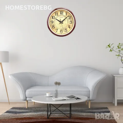 Безшумен стенен часовник – Точност и елегантност във вашия дом, снимка 2 - Стенни часовници - 49297754