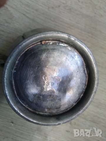 посребрена метална каничка и захарница арт нуво, снимка 4 - Други ценни предмети - 38483313