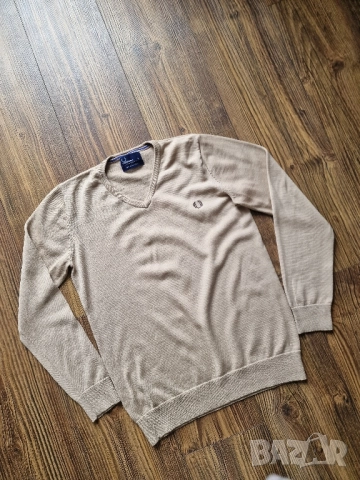 Страхотна мъжка блуза пуловер FRED PERRY размер S, снимка 2 - Пуловери - 52520716