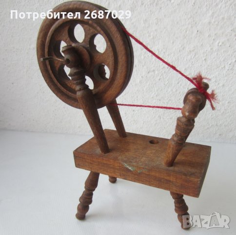 Стари чекръци, Дървен чекрък, дървен инструмент, висящ свещник, огледало, снимка 7 - Други ценни предмети - 29443612