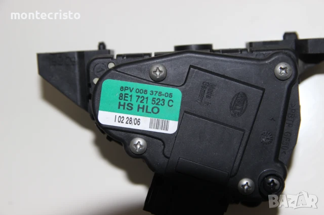 Педал газ Audi A4 B7 (2004-2007г.) 8E1721523C / 8E1 721 523 C потенциометър / 6PV00837505, снимка 2 - Части - 51049109