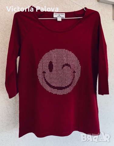 Красива ефектна блуза RICK CARDONA памук