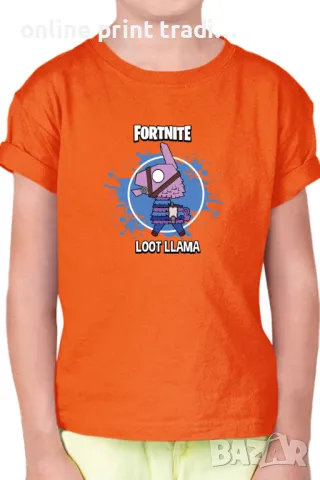 Детска тениска Фортнайт Fortnite Loot Lama Llama, снимка 9 - Детски тениски и потници - 48523323