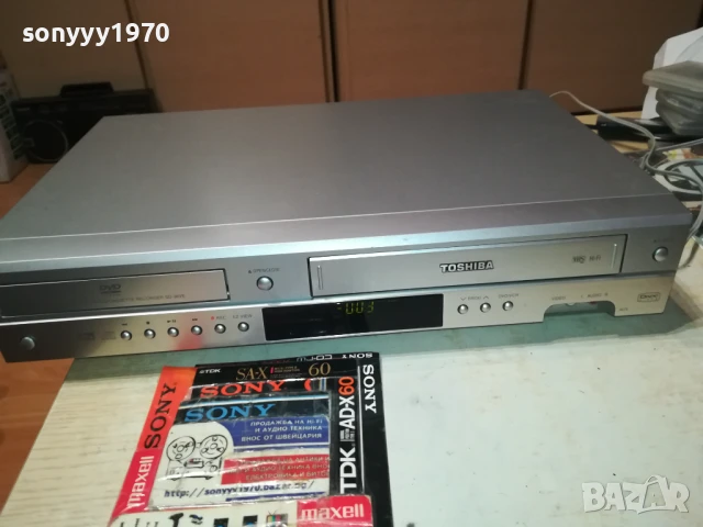 TOSHIBA SD-36VESE DVD/VHS VIDEO 1708251021LCHERY, снимка 10 - Плейъри, домашно кино, прожектори - 51390122