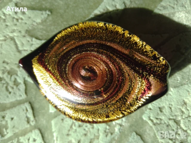 висулка мурано злато