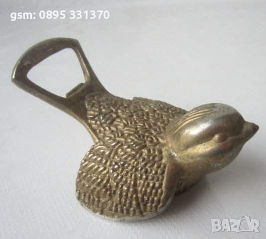 Врабчета: врабче птица фигура, статуетка, врабец, метал, отварачка и пепелник антика