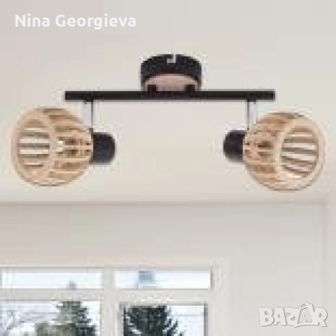 Спот Woody, E14, 1 x max 40W, красота и стил в едно, снимка 8 - Лампи за таван - 52480786