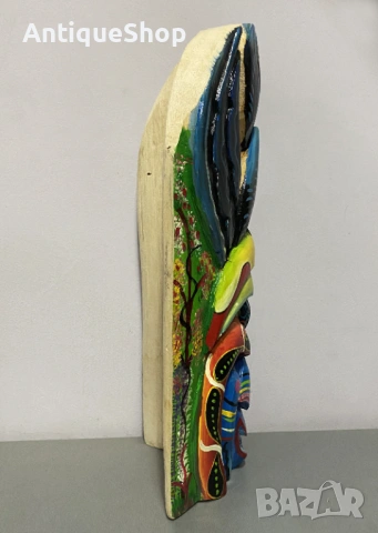 Маска за декорация от Коста Рика, снимка 3 - Декорация за дома - 53129383