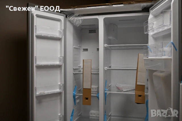 Голям хладилник PKM SBS400EIXWDAZ No Frost и диспенсър, снимка 7 - Хладилници - 53325043