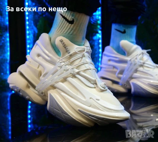 Balmain Unicorn Дамски Маратонки С Кутия🔝Дамски Спортни Обувки Белмейн Юникорн Бяло/Сиво Код SM-43, снимка 1