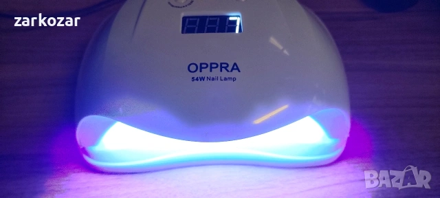 Лампа за нокти Oppra 54W UV/LED, снимка 3 - Продукти за маникюр - 53346357