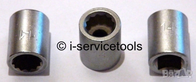 Ударна ВЛОЖКА Камък Ключ 10 12 14 17 19 22 мм Усилени Ключове Вложки Тресчотка ГЕДОРЕ кв.1/2" БАРТЕР, снимка 6 - Други инструменти - 51763550