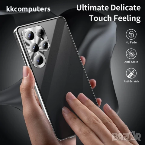 Samsung Galaxy S25 Ultra Калъф Anti-Spy със Закалено Стъкло и Магнитно Закопчаване + Протектор, снимка 10 - Калъфи, кейсове - 50488807