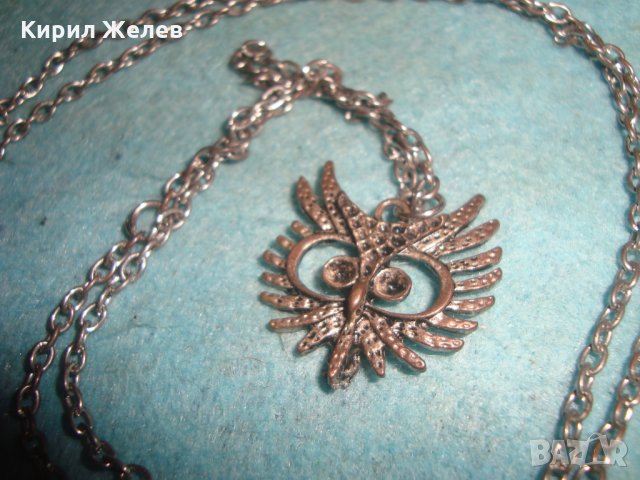 ФИГУРАЛНА АРТ ВИСУЛКА МЕДАЛЬОН със СРЕБРИСТО СИНДЖИРЧЕ 9055, снимка 5 - Колиета, медальони, синджири - 35353078